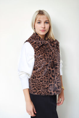 Leopar Desen Yelek - Thumbnail (4)