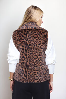 Leopar Desen Yelek - Thumbnail (3)