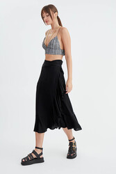 Midi Boy Fırfırlı Etek - 10