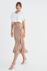 Midi Boy Fırfırlı Etek - 20