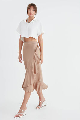 Midi Boy Fırfırlı Etek - 20