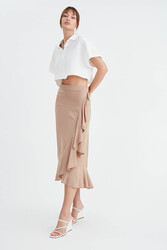 Midi Boy Fırfırlı Etek - 21