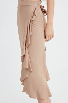 Midi Boy Fırfırlı Etek - 23