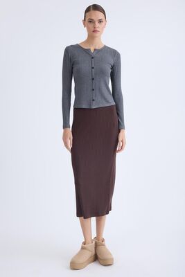 Midi Boy Fitilli Kalem Etek - Thumbnail (6)