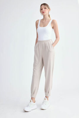 Modal Kumaş Pileli Pantolon - Thumbnail (8)