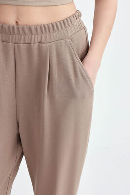 Modal Kumaş Pileli Pantolon - Thumbnail (15)