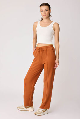 Önden Dikişli Bol Paça Eşofman Pantolon - Thumbnail (15)