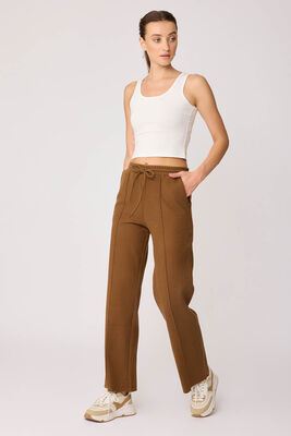 Önden Dikişli Bol Paça Eşofman Pantolon - Thumbnail (18)