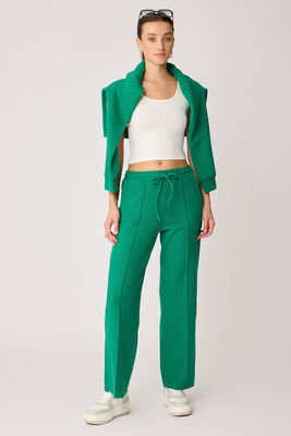 Önden Dikişli Bol Paça Eşofman Pantolon - Thumbnail (26)