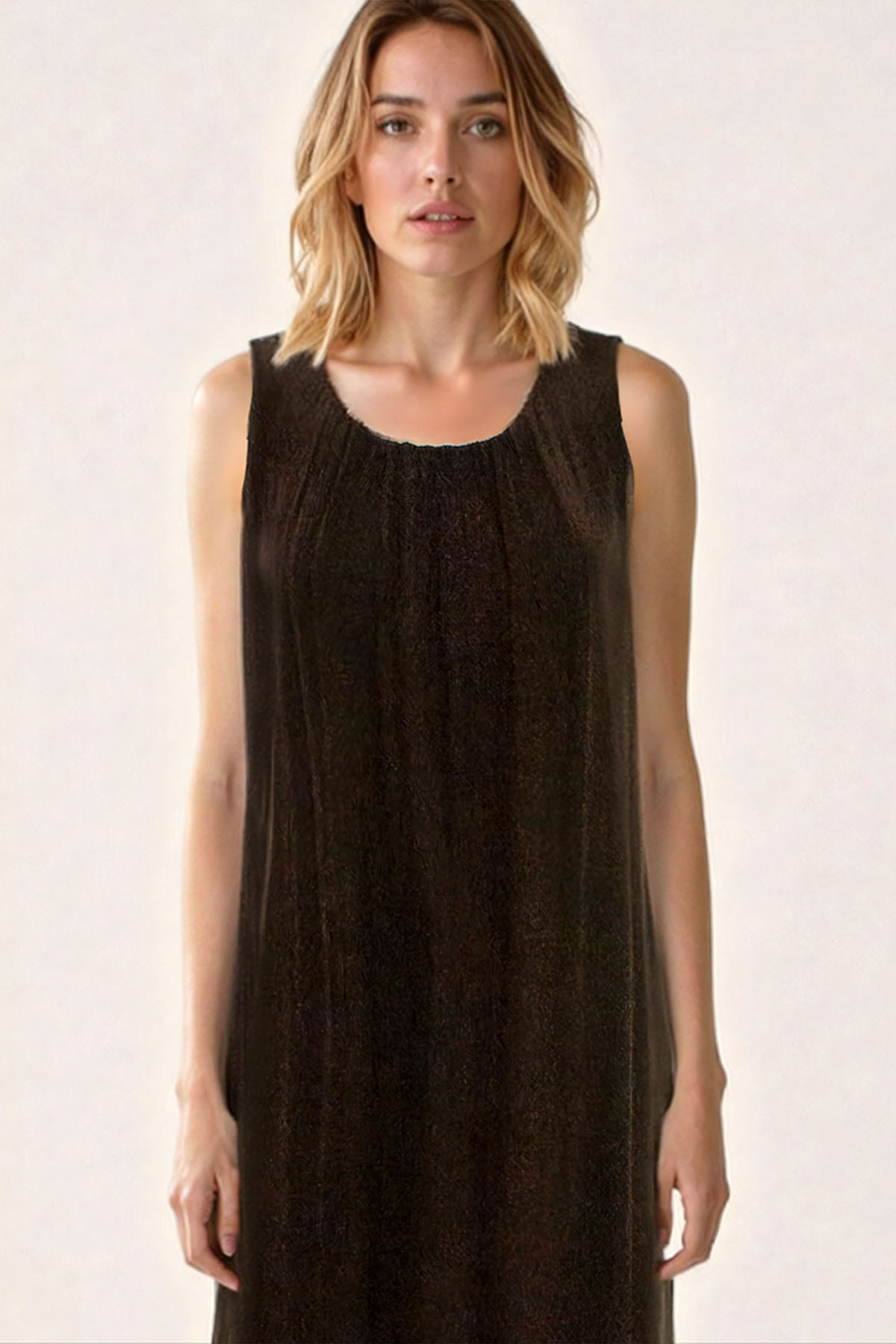 VİTRİN - Önü Büzgülü Uzun Tül Elbise (1)