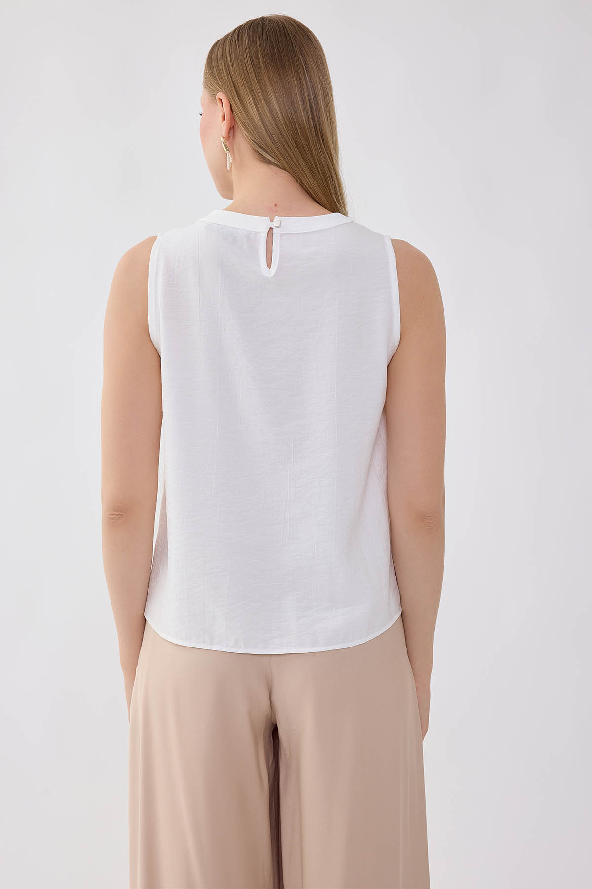 Önü Detaylı Bluz - Thumbnail