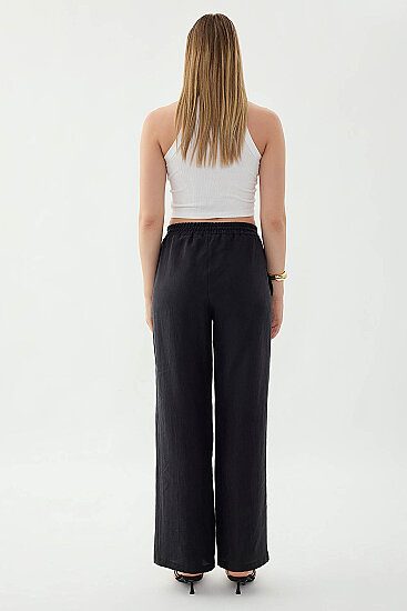 Önü Dikişli Beli Lastikli Pantolon - 24