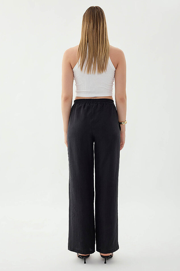 Önü Dikişli Beli Lastikli Pantolon - 24