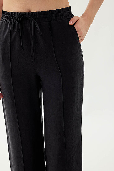 Önü Dikişli Beli Lastikli Pantolon - 25