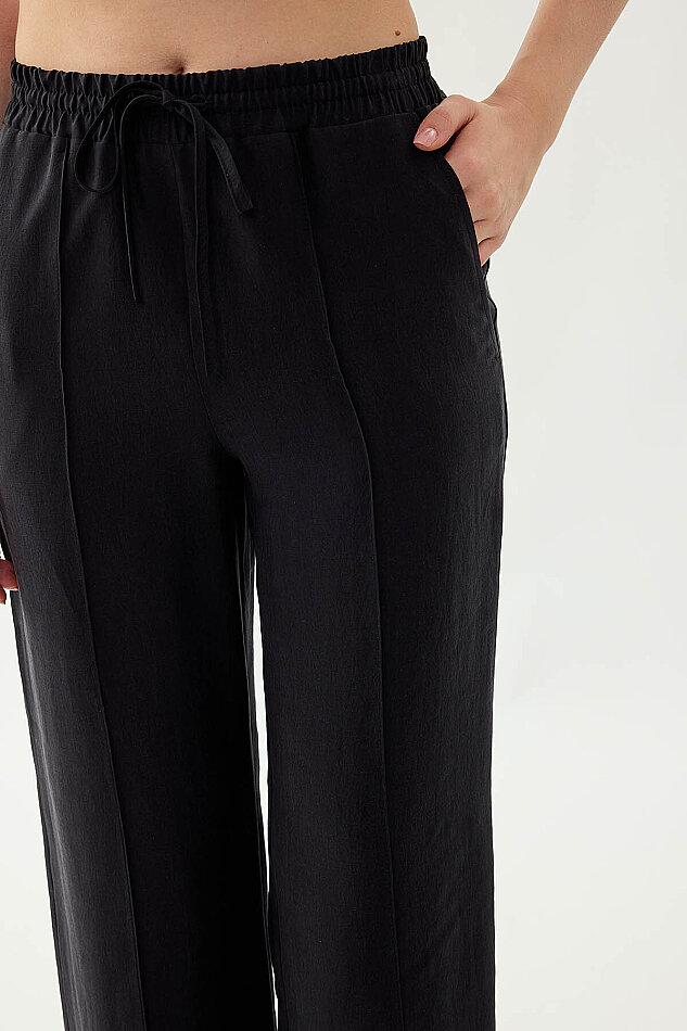 Önü Dikişli Beli Lastikli Pantolon - 25