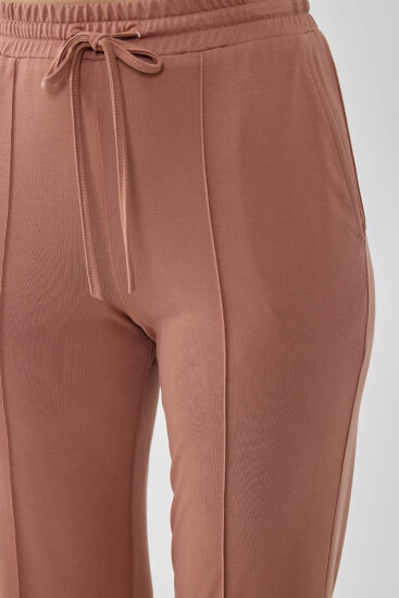Önü Dikişli Beli Lastikli Rahat Pantolon - 10
