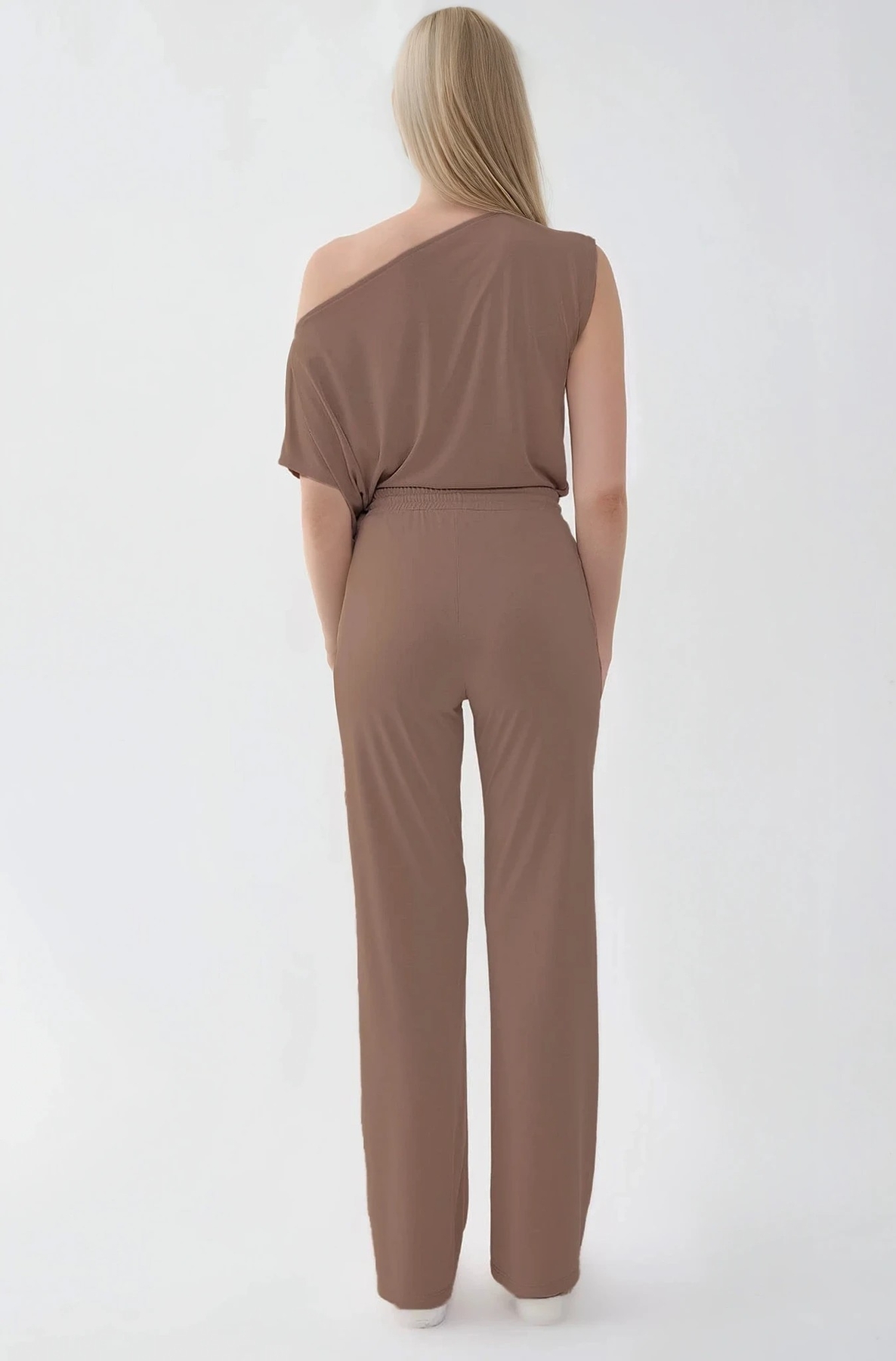 Önü Dikişli Beli Lastikli Rahat Pantolon - Thumbnail