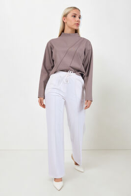 Önü Dikişli Modal Pantolon - Thumbnail (2)