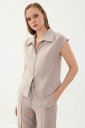 Önü Fermuarlı Bluz (1)