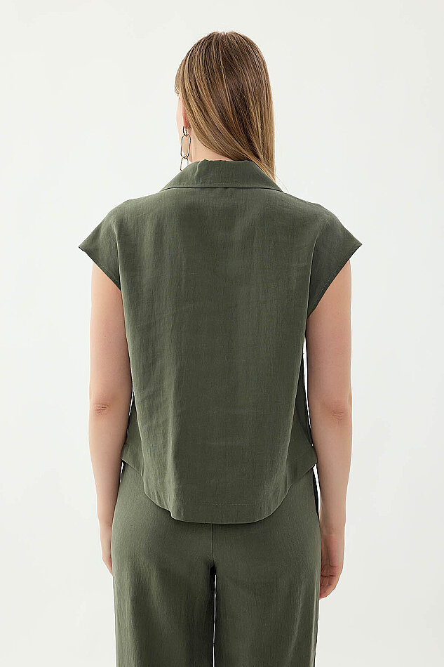 Önü Fermuarlı Bluz - 11