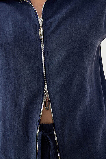 Önü Fermuarlı Bluz - 29