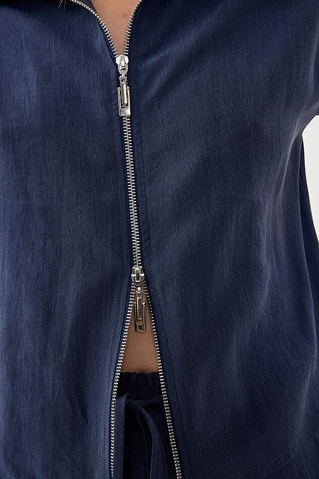 Önü Fermuarlı Bluz - 29