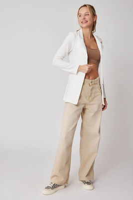 Önü Fermuarlı Yakalı Ceket - 14