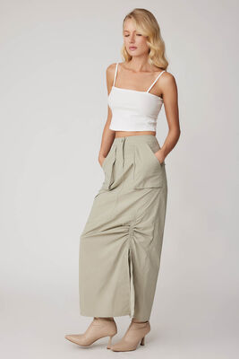 VİTRİN - Paraşüt Kumaş Önü Büzgülü Cepli Etek (1)