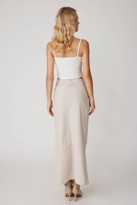 Paraşüt Kumaş Önü Büzgülü Cepli Etek - Thumbnail (13)