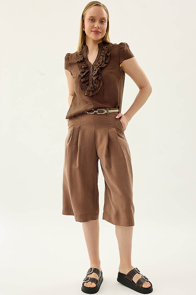 Pens Detaylı Uzun Bermuda Şort - 22