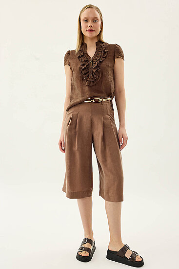 Pens Detaylı Uzun Bermuda Şort - 23