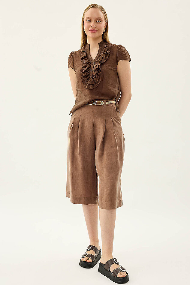 Pens Detaylı Uzun Bermuda Şort - 21