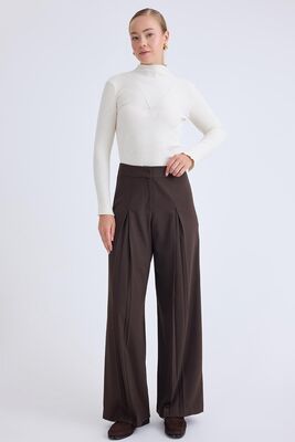 VİTRİN - Pileli Geniş Paça Pantolon