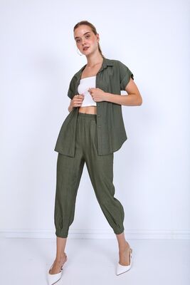 Pileli Havuç Pantolon - 6