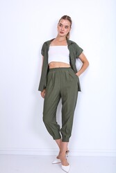 Pileli Havuç Pantolon - 8