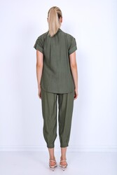 Pileli Havuç Pantolon - 10