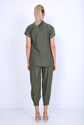 Pileli Havuç Pantolon - 10