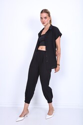 Pileli Havuç Pantolon - 18