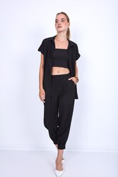 Pileli Havuç Pantolon - 19