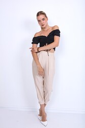 Pileli Havuç Pantolon - 27