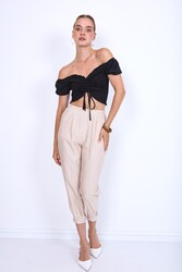 Pileli Havuç Pantolon - 29