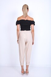 Pileli Havuç Pantolon - 30