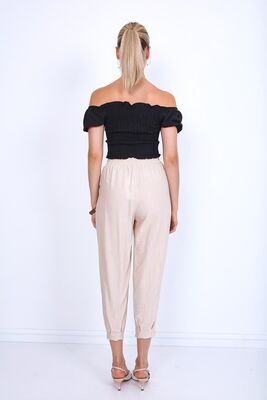 Pileli Havuç Pantolon - 30