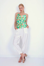 Pileli Havuç Pantolon - 22