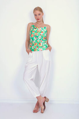 Pileli Havuç Pantolon - 22