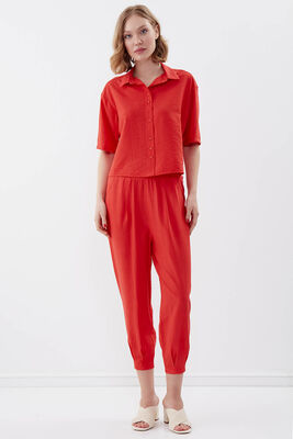 Pileli Havuç Pantolon - 31