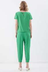 Pileli Havuç Pantolon - 40