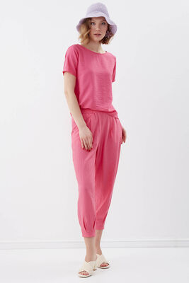 Pileli Havuç Pantolon - 43