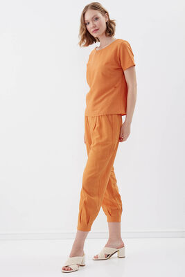 Pileli Havuç Pantolon - 47