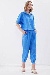 Pileli Havuç Pantolon - 3